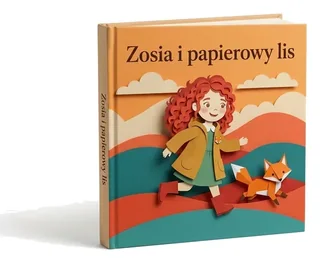 Zosia i papierowy lis jako kwadratowa książka w twardej oprawie